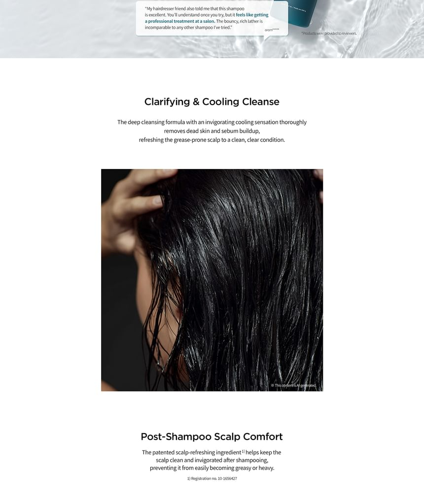AYUNCHE - Refreshing Aqua Shampoo 2pcs Bundle Set