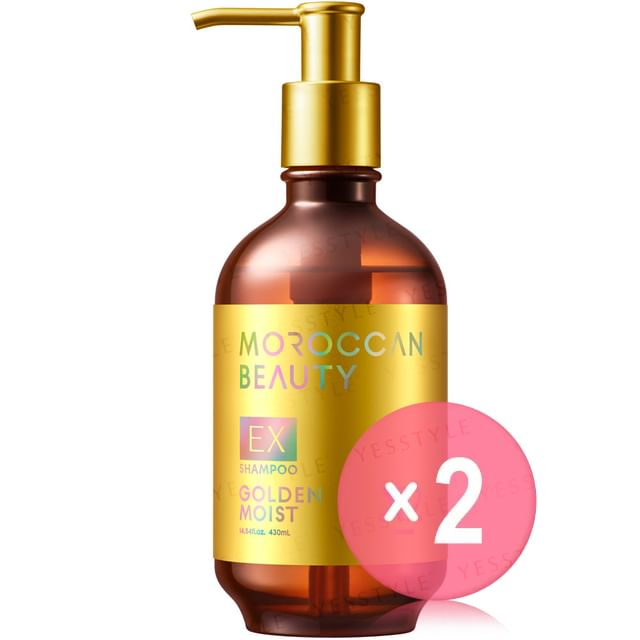 BOTTLE WORKS - Moroccan Beauty Golden Moist EX Shampoo 2pcs Bundle Set
