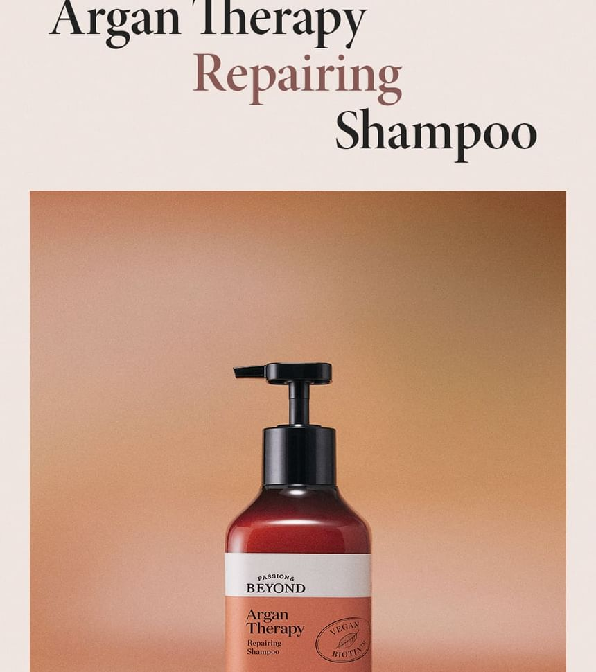 BEYOND - Argan Therapy Repairing Shampoo 2pcs Bundle Set