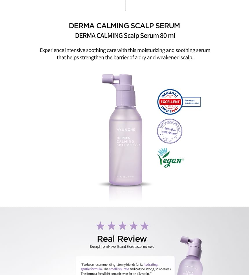 AYUNCHE - Derma Calming Scalp Serum 2pcs Bundle Set