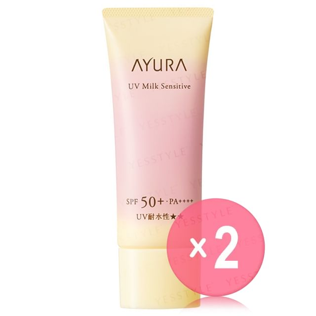 AYURA - UV Milk Sensitive SPF50+ PA++++ 2pcs Bundle Set